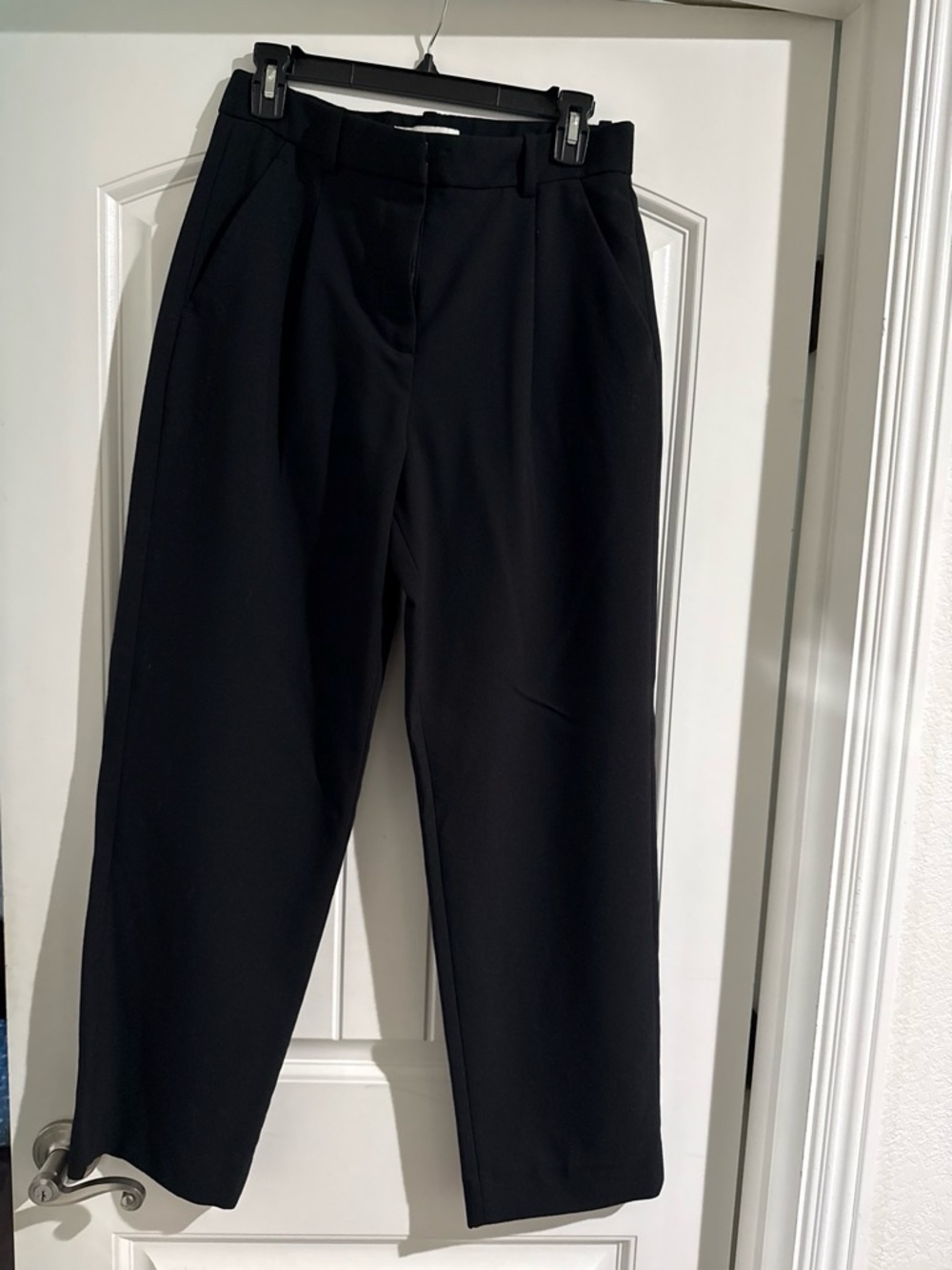 Abercrombie & Fitch Black Straight Leg Tailored Pants
